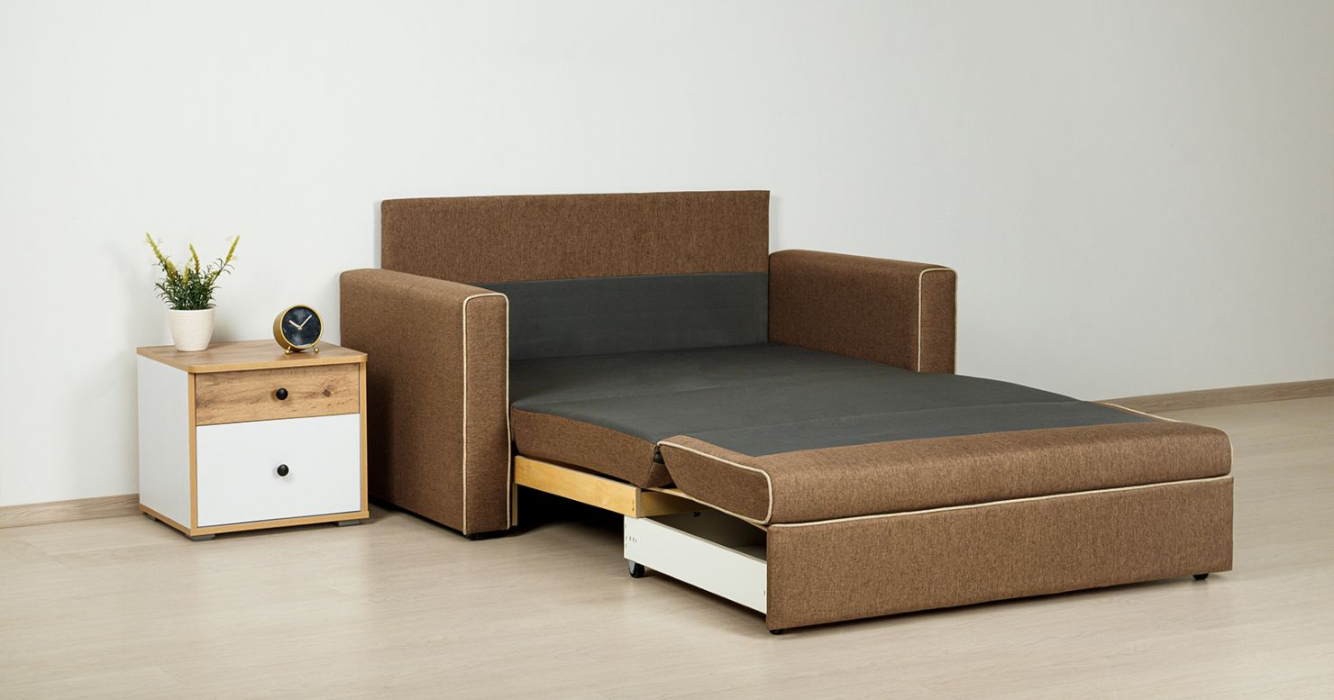 Диваны с ящиком для белья, Диван-кровать Найс (120)