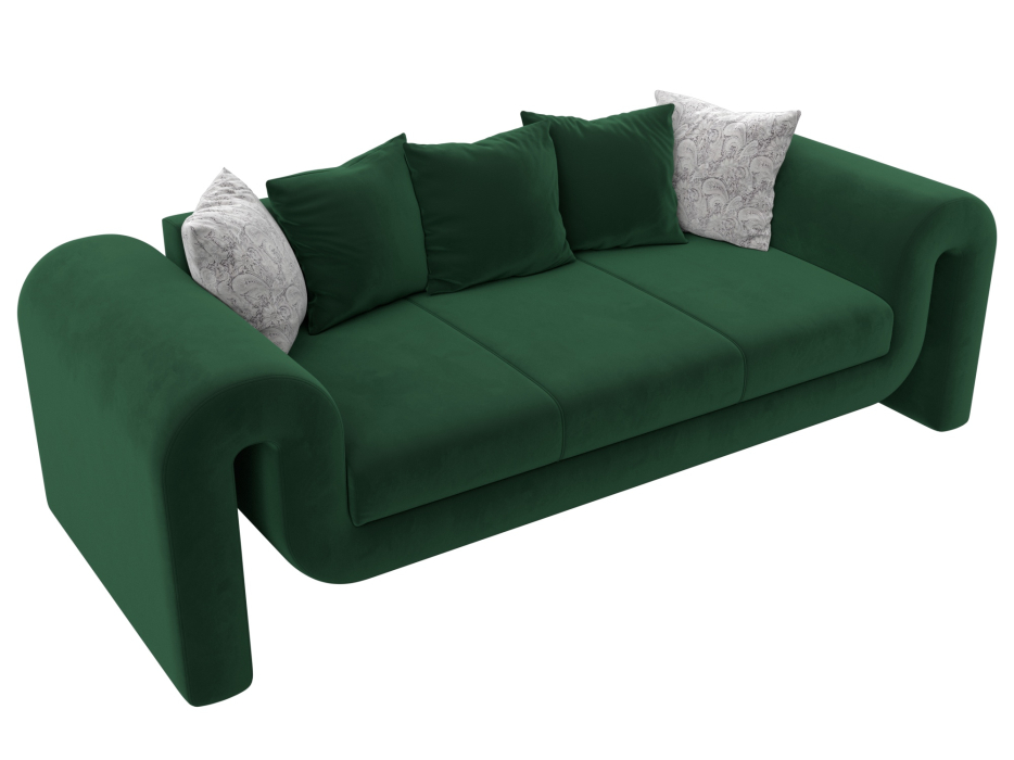 Диваны прямые кухонные, Диван прямой Волна, велюр