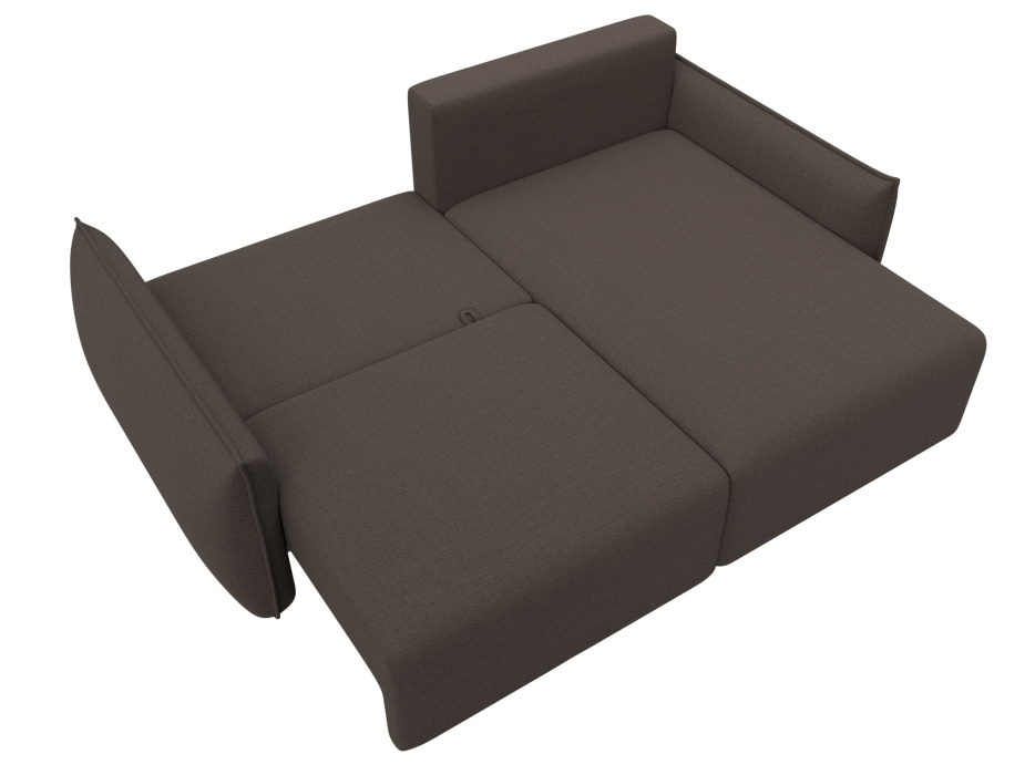 Диваны угловые в гостиную, Диван угловой Лига-051 НПБ угол универсальный, рогожка Амур