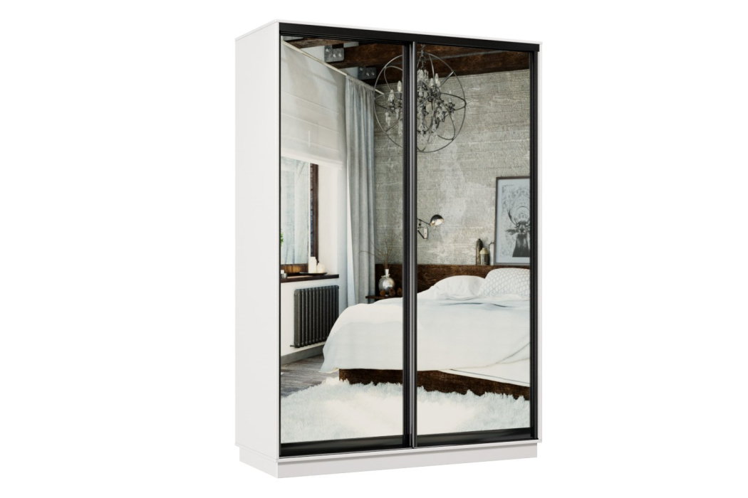 Шкафы-купе, Шкаф-купе Премьер 10 белый