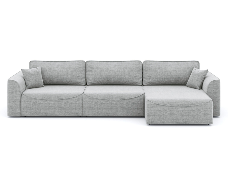 Диваны угловые в гостиную, Диван-кровать угловой Рафаэль 3 секции еврокнижка НПБ, рогожка