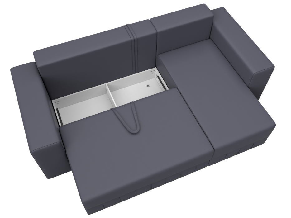 Диваны угловые в гостиную, Диван угловой Лига-076 угол универсальный, экокожа GRIFON