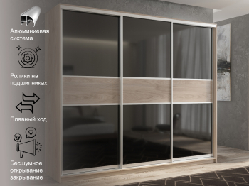 Шкаф-купе 3х дверный Кааппи 12 180х45