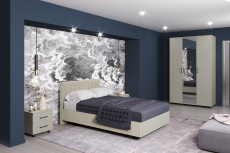 Спальня, Модульная спальня Грейс композиция 2  Серый Кашемир
