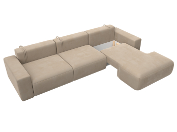 Диван угловой Лига-036 Классик Лонг правый угол, велюр