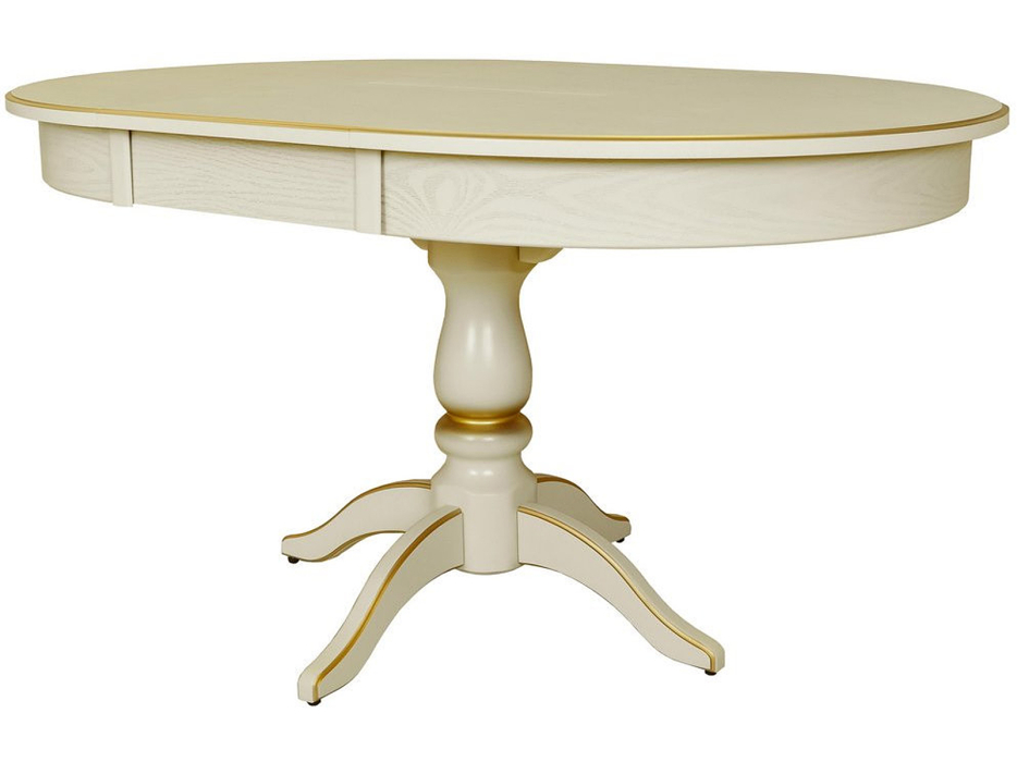 Обеденные столы, Стол обеденный Мебелик Моро 04 раздвижной 100/140*100