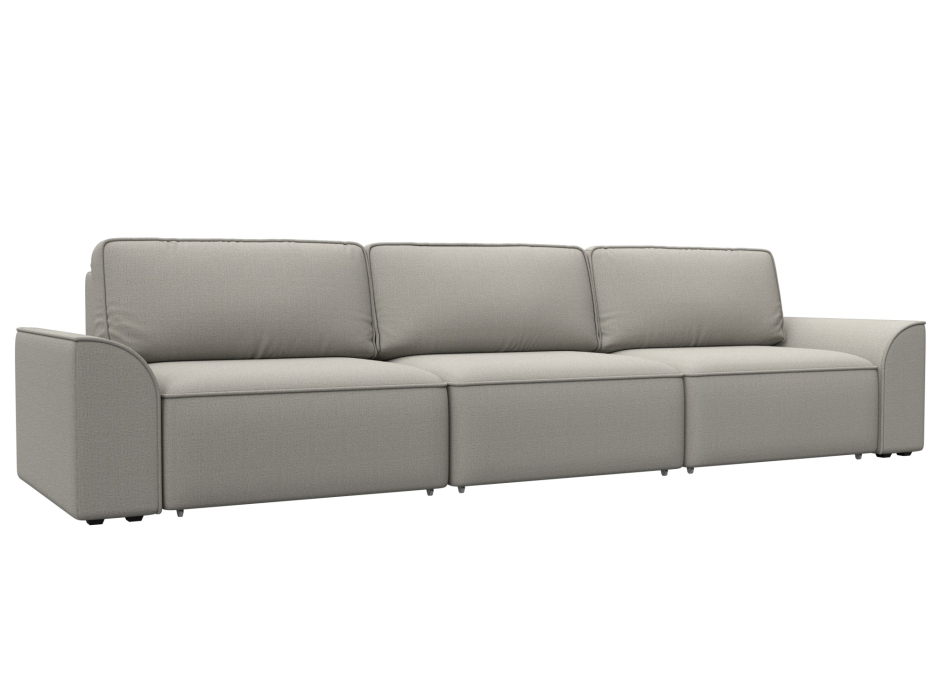 Диваны еврокнижки, Диван прямой Лига-048 НПБ Лонг, рогожка Амур