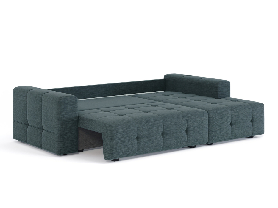 Диваны угловые в гостиную, Диван-кровать угловой Прадо, еврокнижка, рогожка Люкс