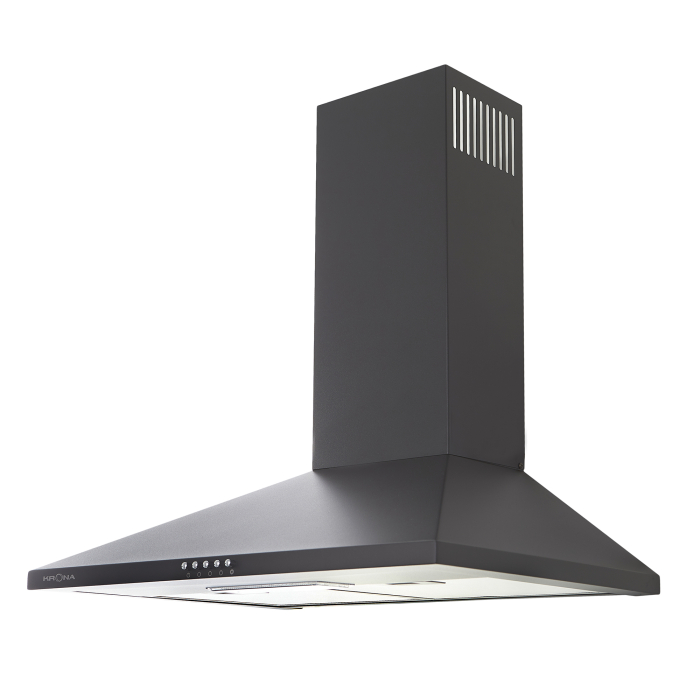 Вытяжки, Вытяжка кухонная JANNA 600 black push button