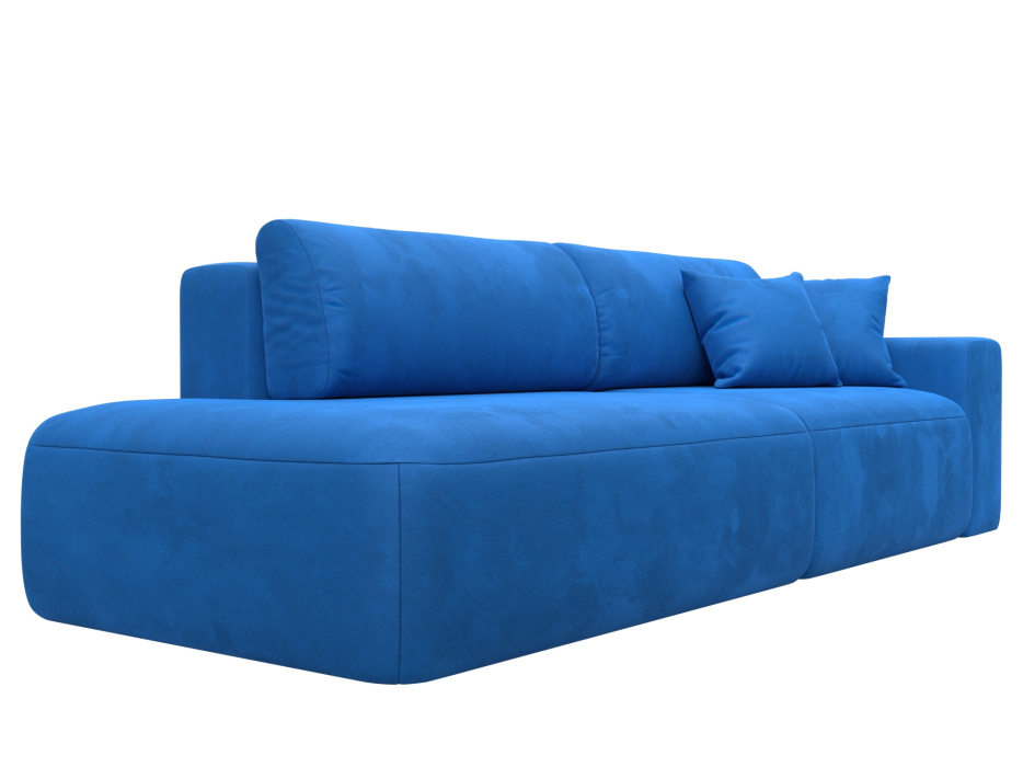 Диваны еврокнижки, Диван прямой Лига-036 Модерн подлокотник справа, велюр