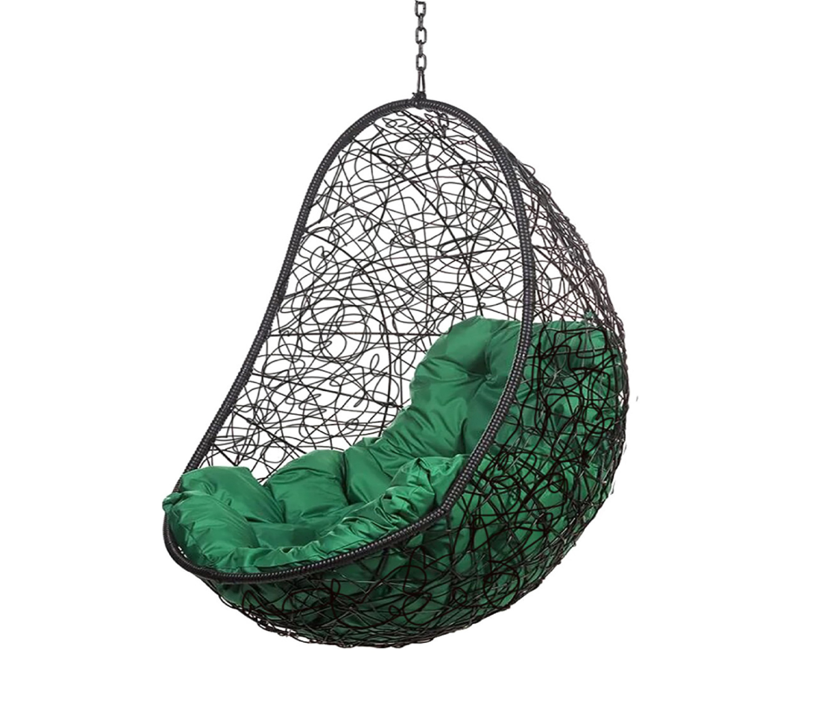 подвесное кресло из ротанга без стойки