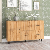 Комоды, Комод-тумба 4-ре ящика и дверка РВК 125-1504