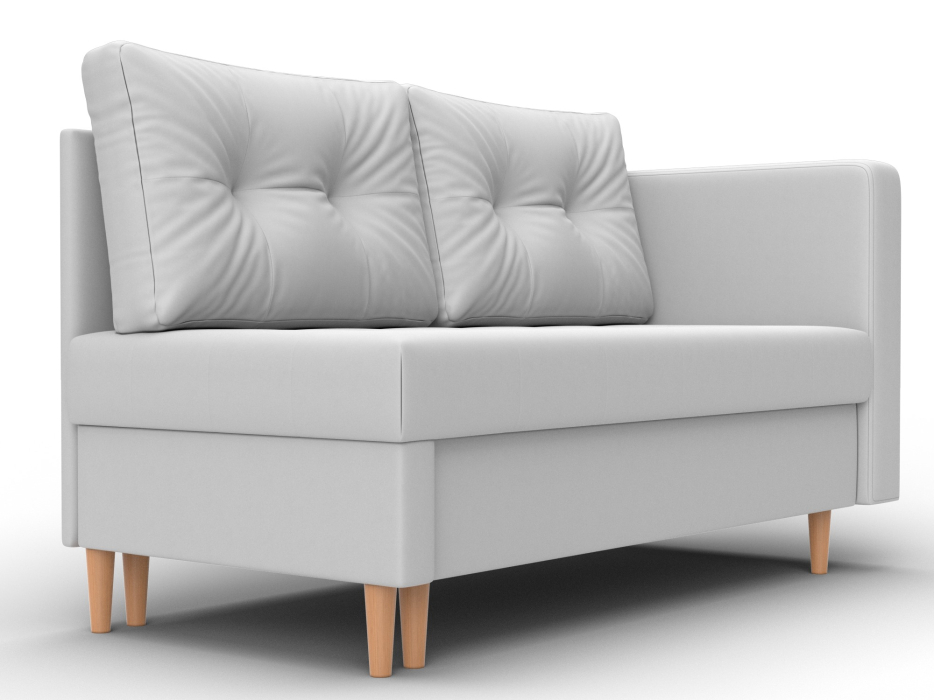 Маленькие спальные диваны, Кушетка Лига-098, экокожа 