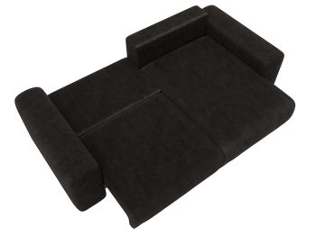 Диван угловой Лига-056 НПБ угол универсальный, велюр BRUT