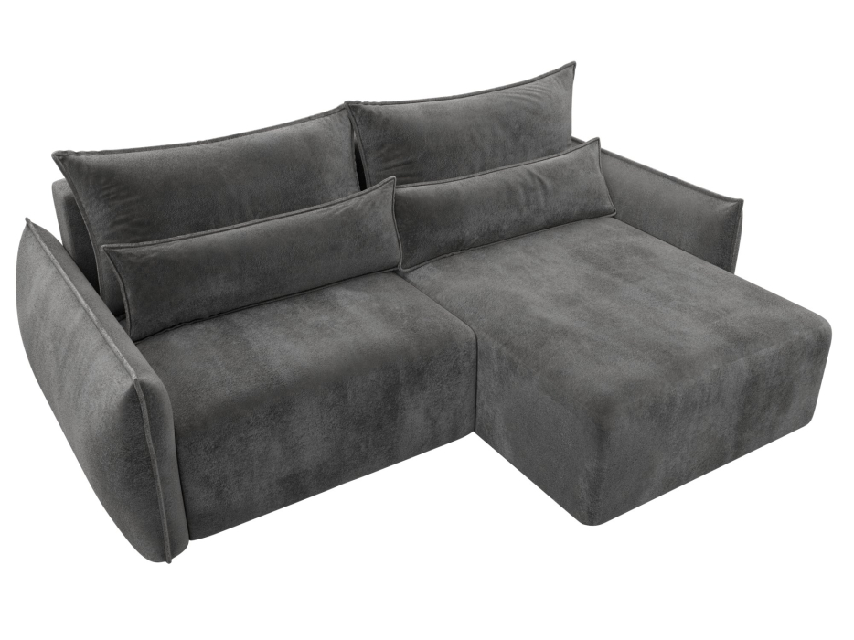 Диваны угловые в гостиную, Диван угловой Лига-051 НПБ угол универсальный, велюр TOWER