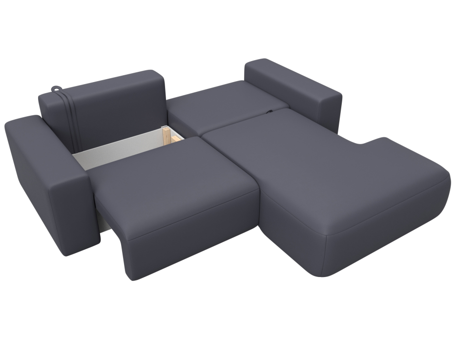 Диваны угловые в гостиную, Диван угловой Лига-036 НПБ Классик правый угол, экокожа GRIFON