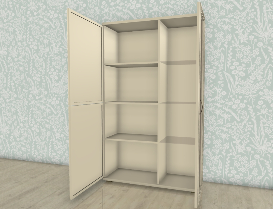 Шкафы двухстворчатые, Модульная система Карина Шкаф ШК-1082