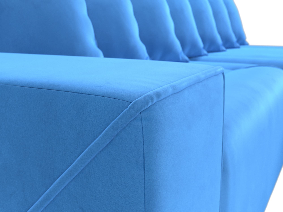 Диваны угловые в гостиную, Диван угловой Кёльн, велюр, правый угол