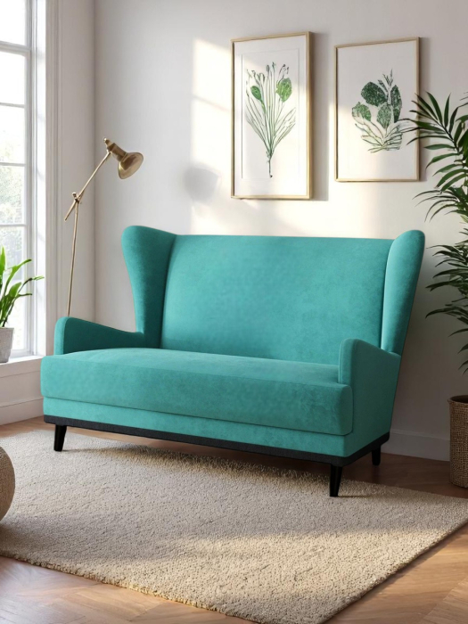 Дизайнерские диваны для гостиной, Диван прямой Вегас, велюр