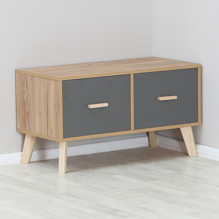 ТВ-тумбы, Тумба с двумя ящиками Скандик