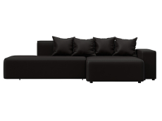 Диваны угловые в гостиную, Диван угловой Лига-079 угол правый, экокожа GRIFON