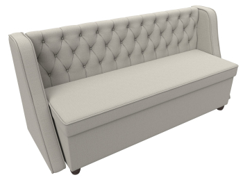 Диван кухонный прямой Лофт, рогожка Амур