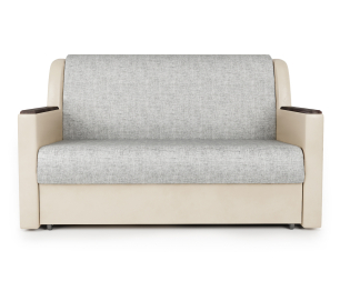 Диван-кровать Аккорд Д 140, экокожа/шенилл