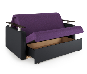 Диван-кровать Шарм 160, рогожка/экокожа