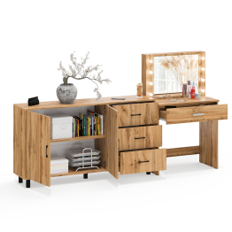 Комод-тумба 123-1604 и туалетный столик с подсветкой СТ-4