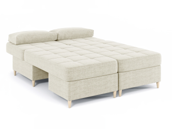 Диван-кровать угловой Оливер 2 еврокнижка-трансформер, рогожка