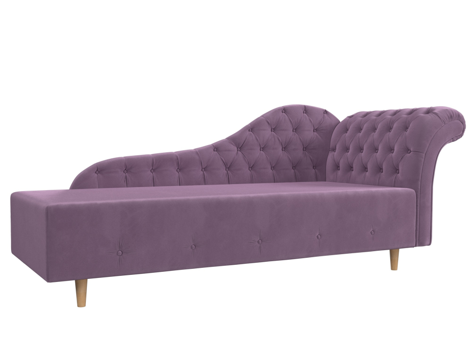 Кушетка диван, Кушетка Камерон правая, микровельвет