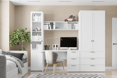 Шкаф с полками Орлеан НМ 041.91