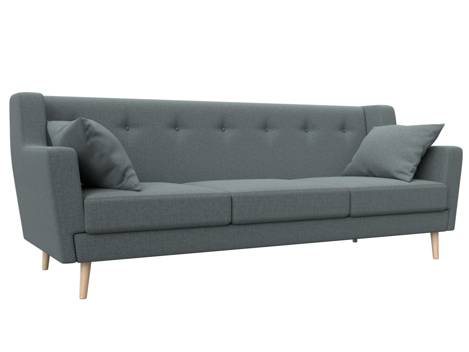 Диваны прямые кухонные, Диван кухонный прямой Брайтон 3, рогожка Амур