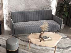 Диваны кровати со спальным местом, Диван прямой STOOL GROUP Дрезден Велюр