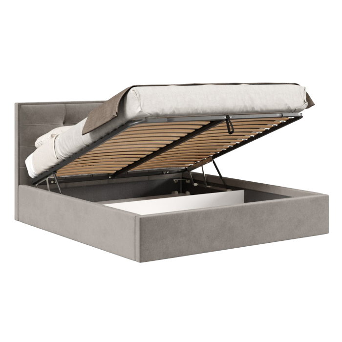 Мягкая кровать, Кровать с подъёмным механизмом 1600 Римини