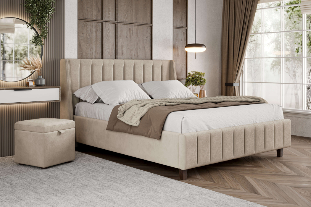 Мягкая кровать, Кровать Милана 1200 с подъёмным механизмом