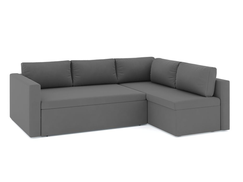 Диваны угловые в гостиную, Диван-кровать угловой Мансберг дельфин, велюр