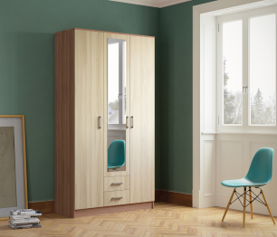 Шкаф Трио распашной 1,2 м ЛДСП