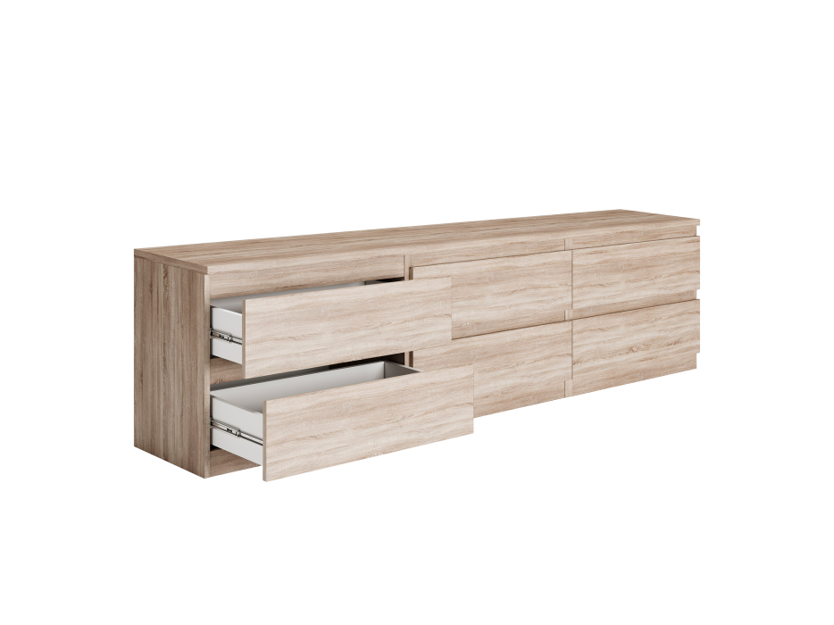 Прикроватные тумбы, Тумба КАСТОР 6 ящиков