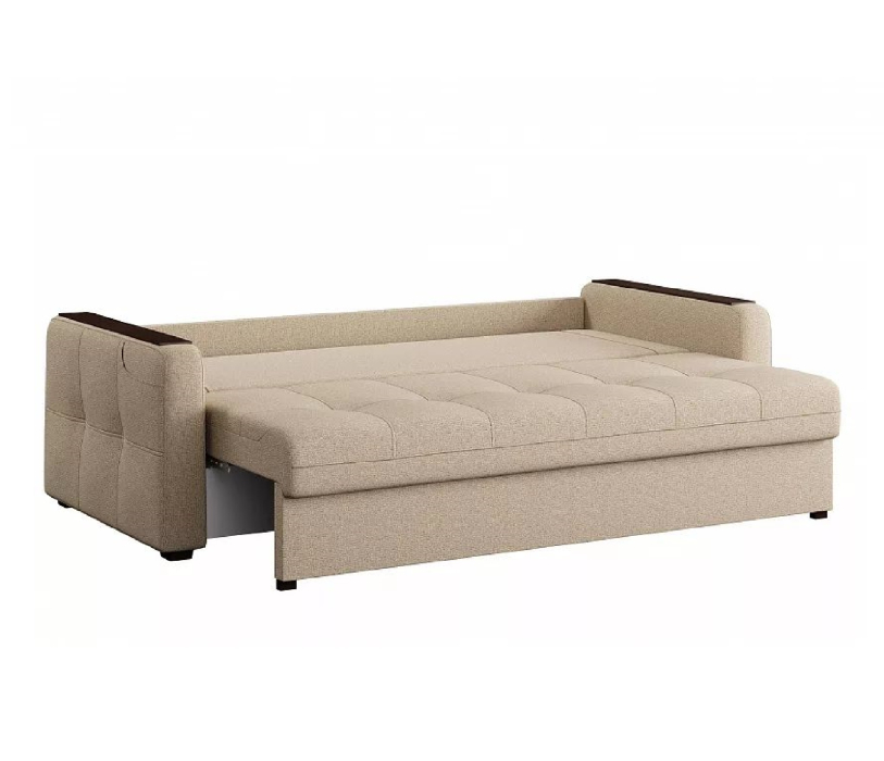 Диваны с ящиком для белья, Диван-кровать прямой Smart 3 Рогожка