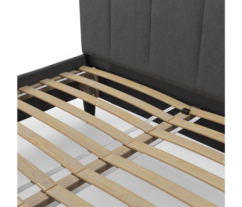 Кровати 140 см, Кровать Джейн 140х200 с кроватным основанием, велюр