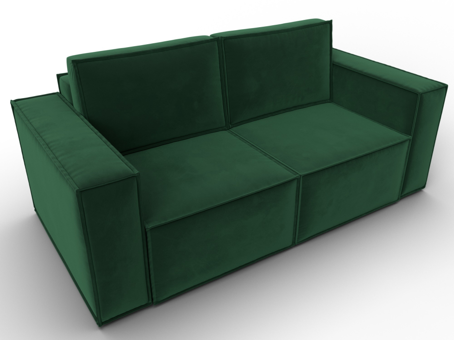 Диваны кровати со спальным местом, Диван прямой Куба мини, велюр