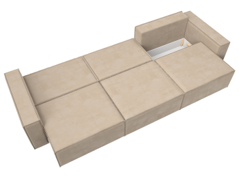 Прямой диван Куба лонг, велюр