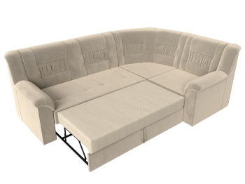 Угловой диван Карелия правый, микровельвет