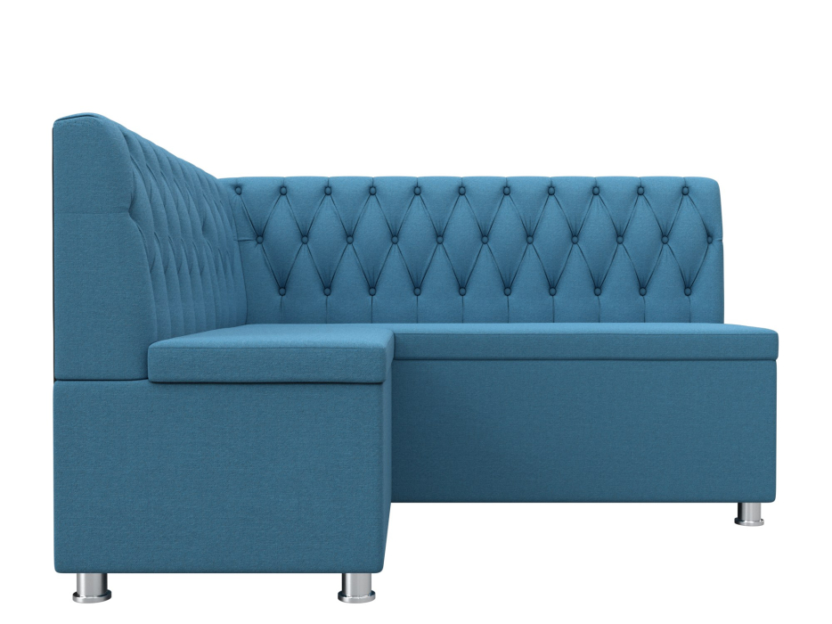 Кухонные уголки, Диван кухонный угловой Мирта левый угол, рогожка Амур