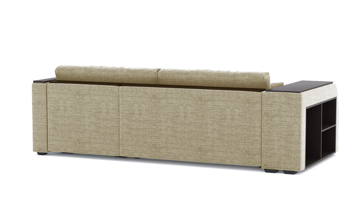 Диваны угловые в гостиную, Диван-кровать угловой Брюссель дельфин, рогожка