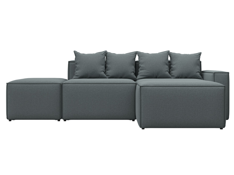 Диваны угловые в гостиную, Диван угловой модульный Лига-063 угол правый, рогожка Амур