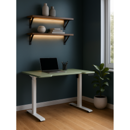 Компьютерный стол Маркос с механизмом подъема 140х80, белый