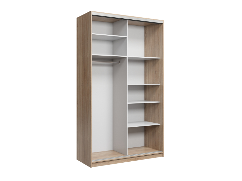 Шкафы-купе, Шкаф купе 2-х дверный Айсберг 140 зеркало