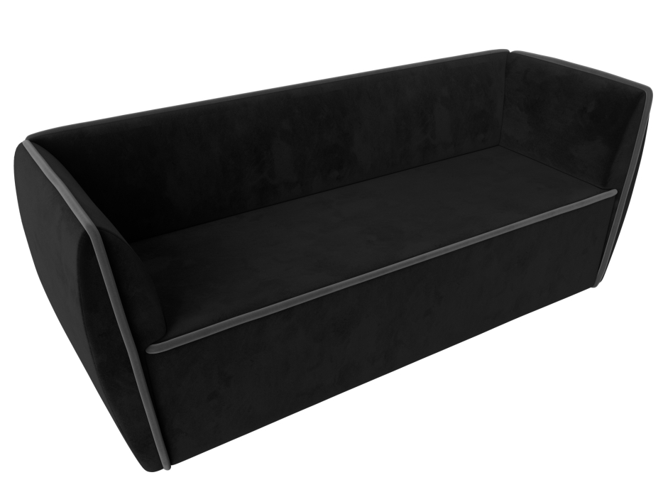 Дизайнерские диваны для гостиной, Прямой диван Бергамо 3-х местный, велюр